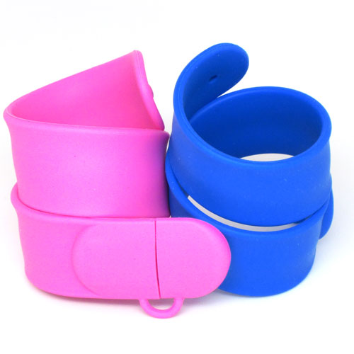 The Slap Wristband colapses into a single dimension spiral; however can be formed relatively easily into a spring