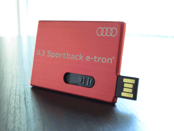 Audi USB Red Metal Card