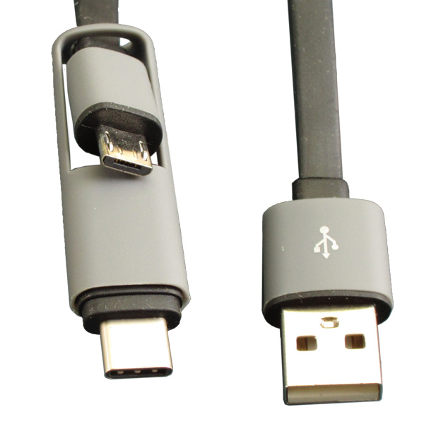 Bowtie Promotions USB Type-C 2-in-1 Cable Connectors